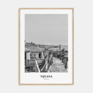 Tijuana Portrait B&W Poster
