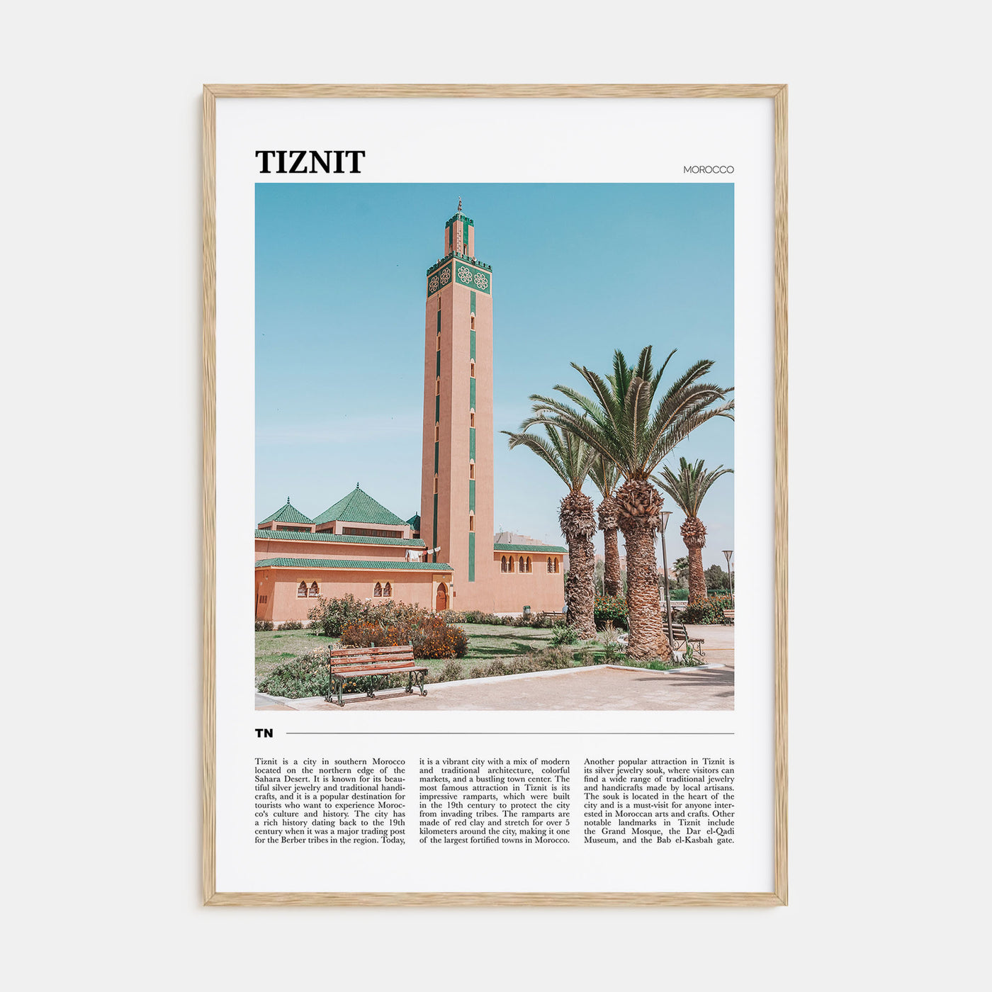 Tiznit Travel Color Poster