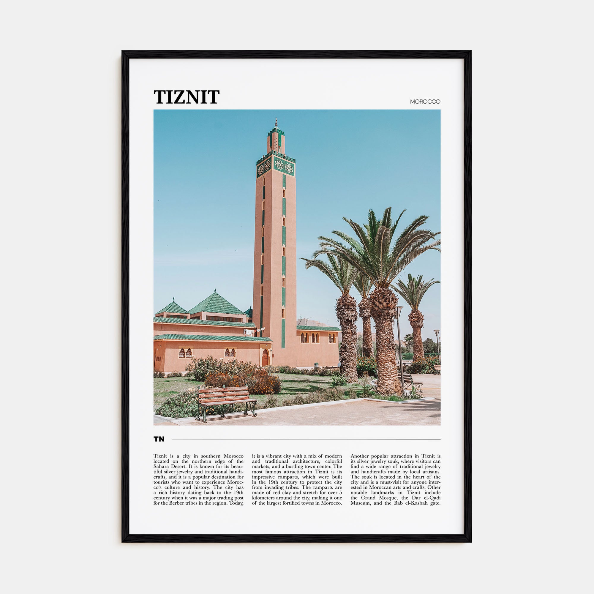 Tiznit Travel Color Poster