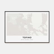 Tofino Map Landscape Poster