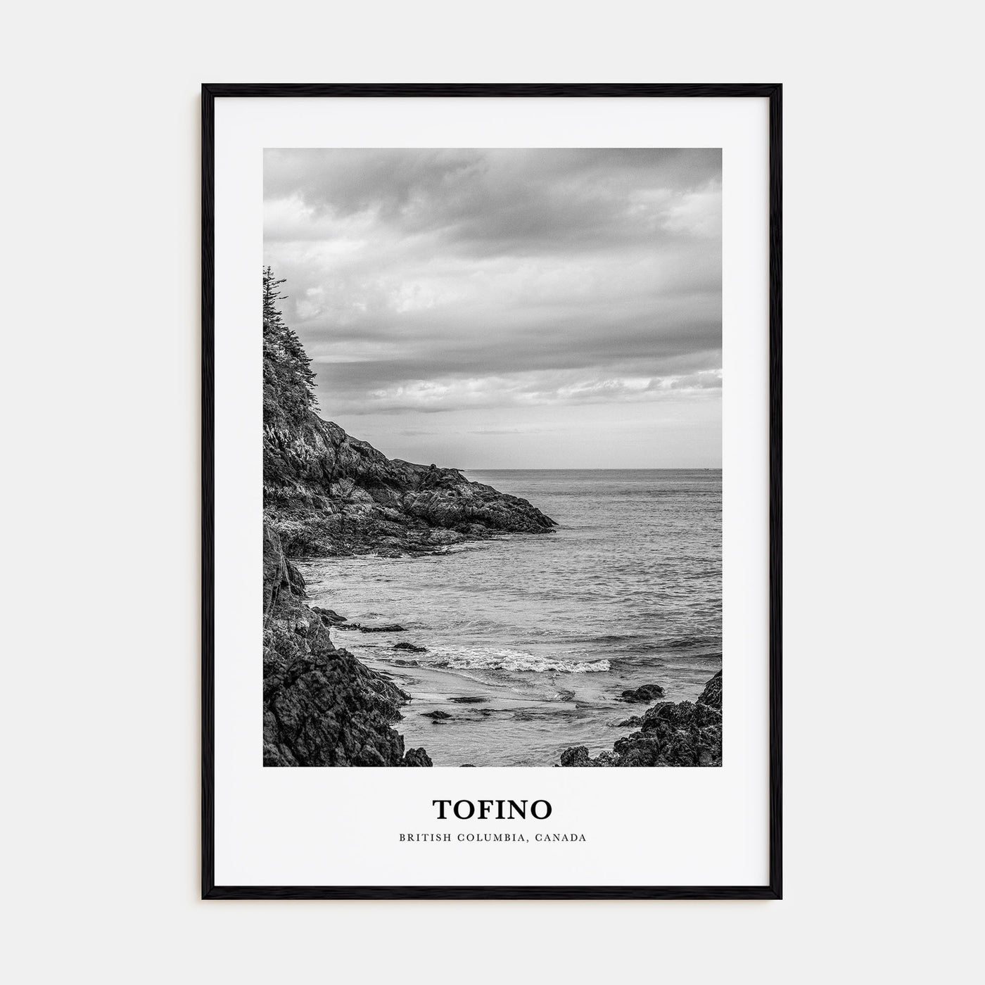 Tofino Portrait B&W Poster