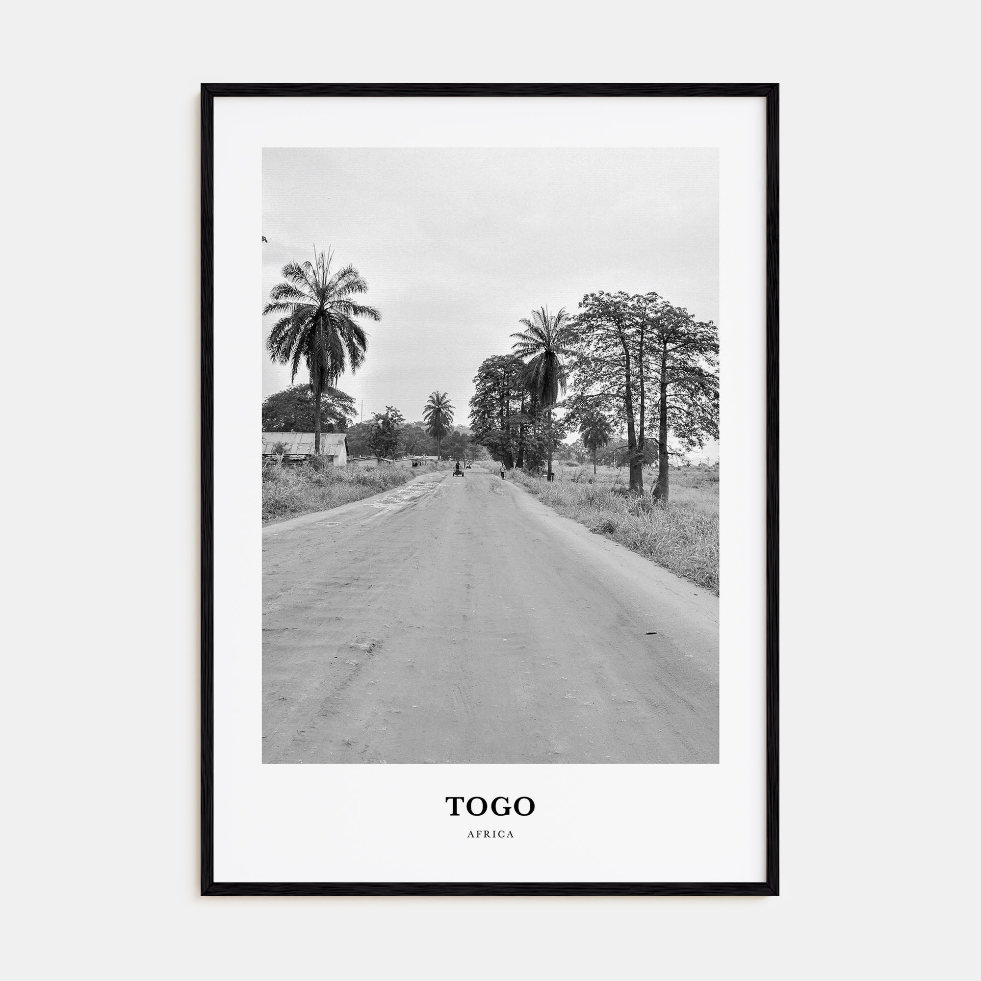 Togo Portrait B&W Poster