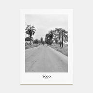 Togo Portrait B&W Poster