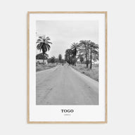 Togo Portrait B&W Poster