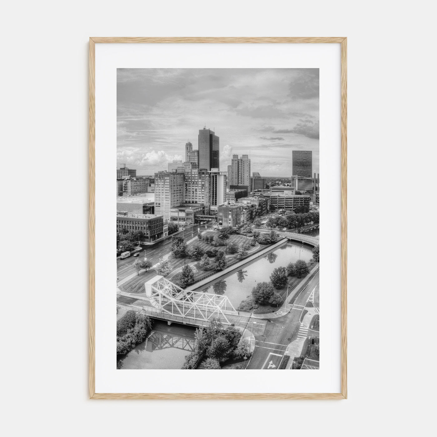Toledo, Ohio Photo B&W Poster