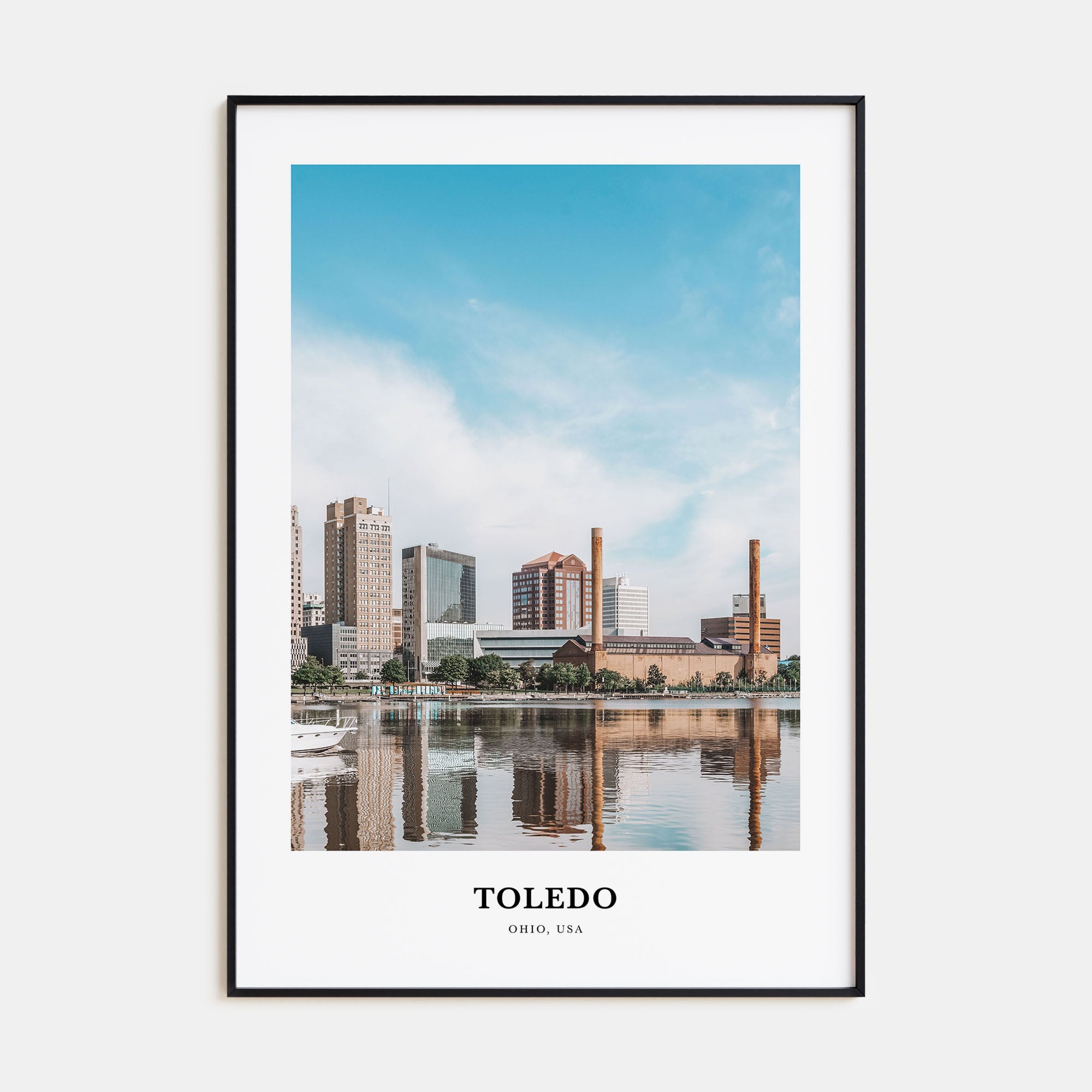 Toledo, Ohio Portrait Color Poster