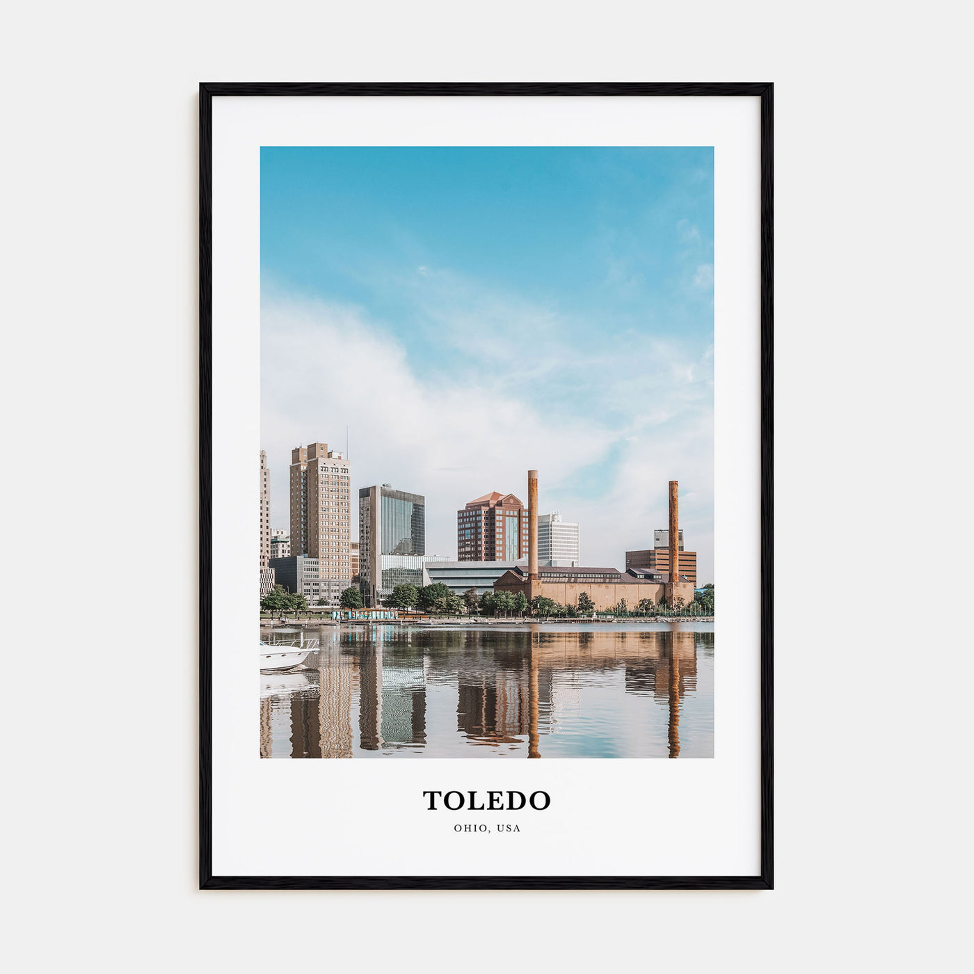 Toledo, Ohio Portrait Color Poster