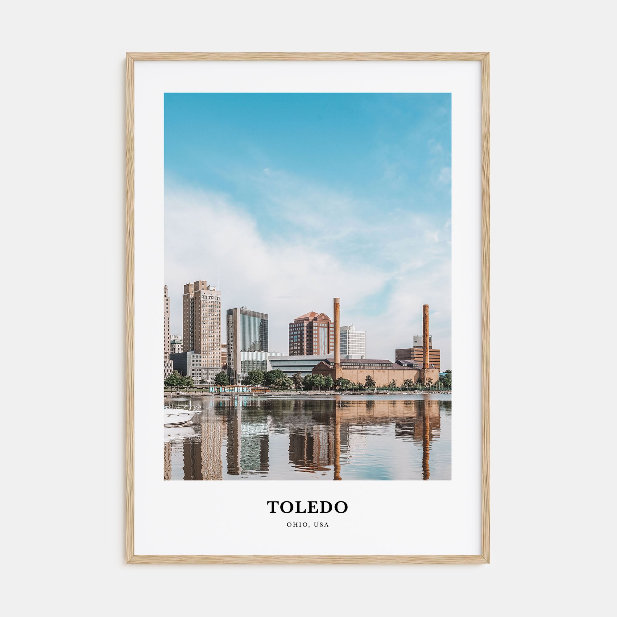Toledo, Ohio Portrait Color Poster