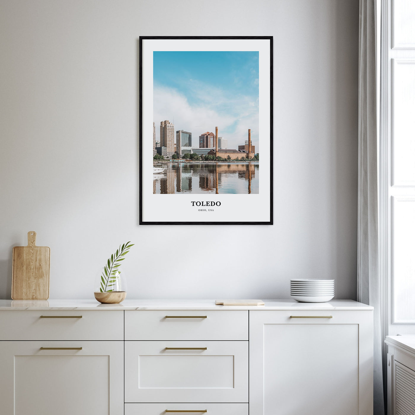 Toledo, Ohio Portrait Color Poster