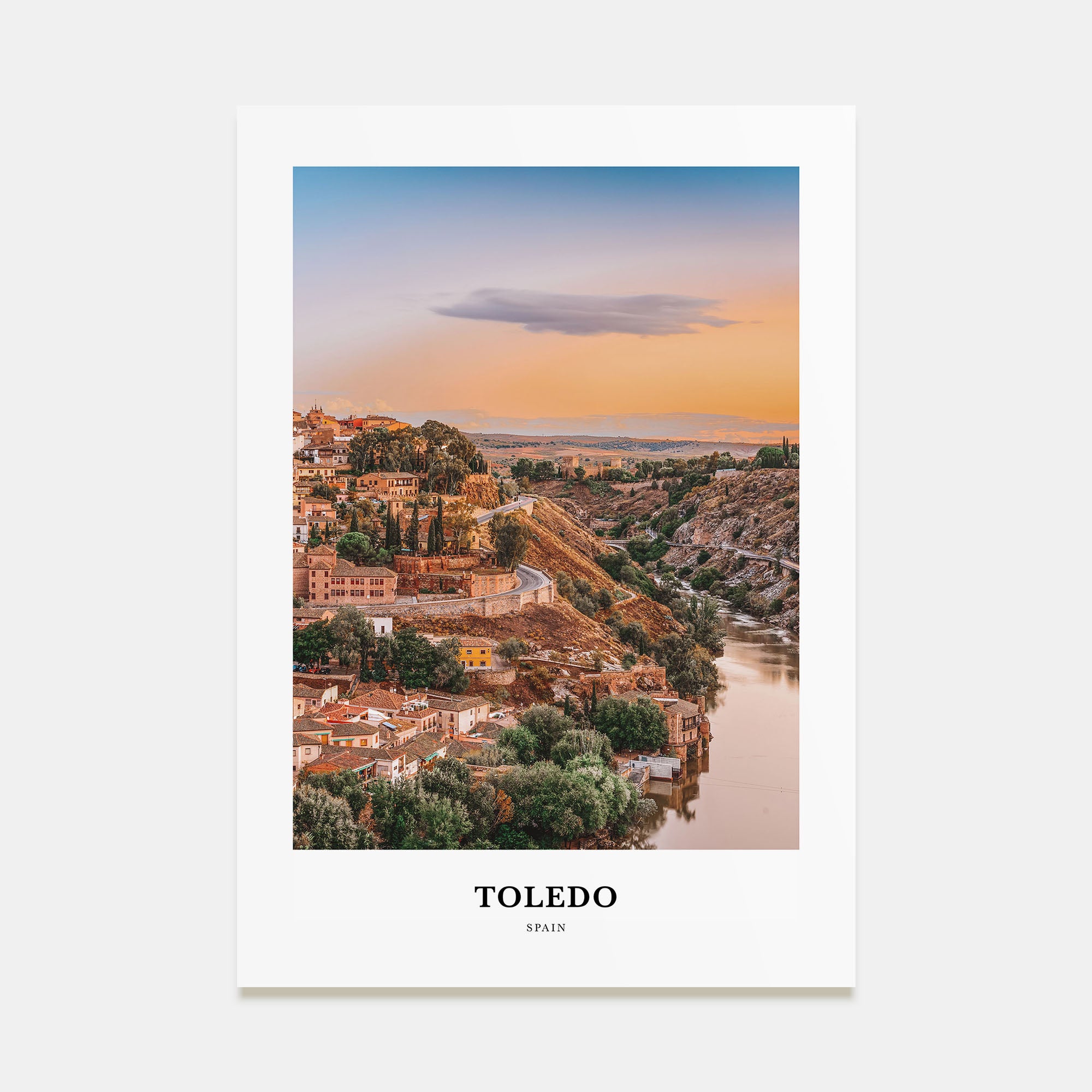 Toledo, Spain Portrait Color Poster