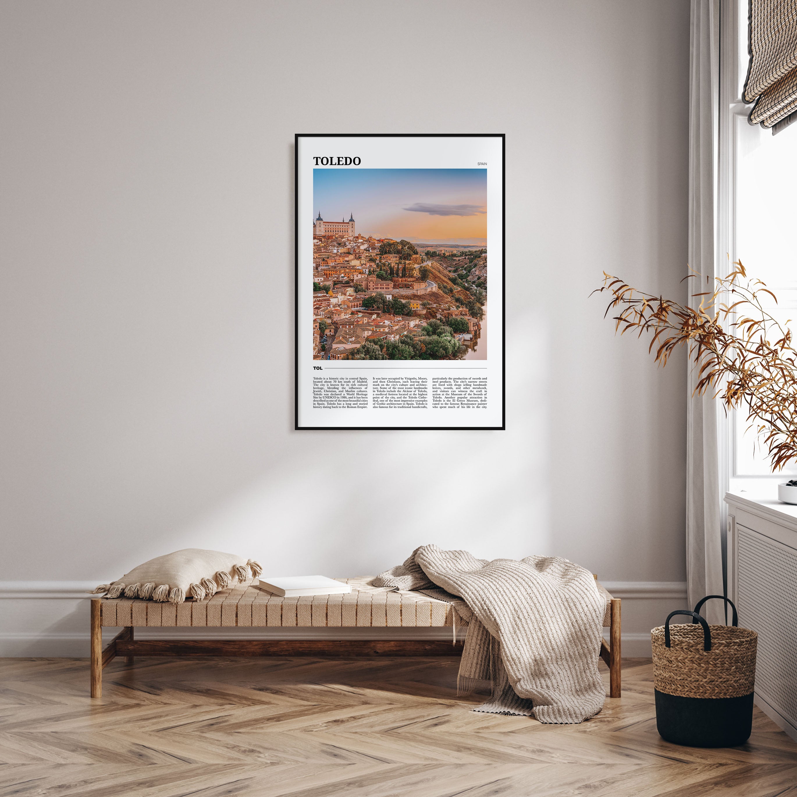Toledo, Spain Travel Color Poster