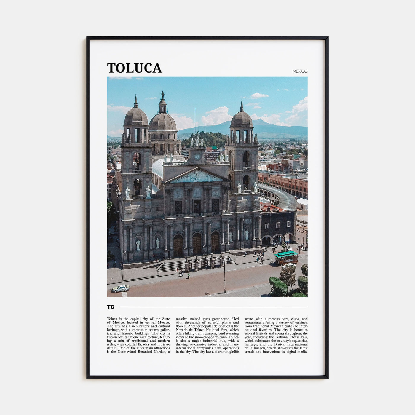 Toluca Travel Color Poster