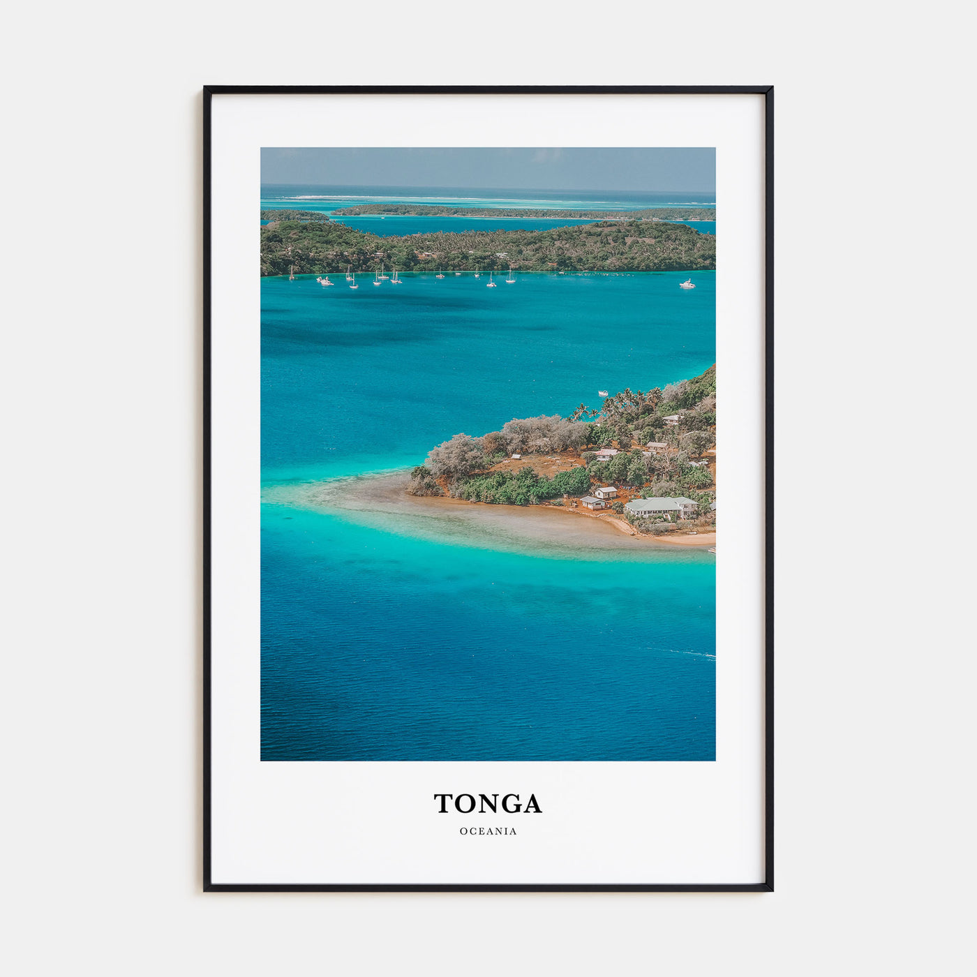 Tonga Portrait Color Poster