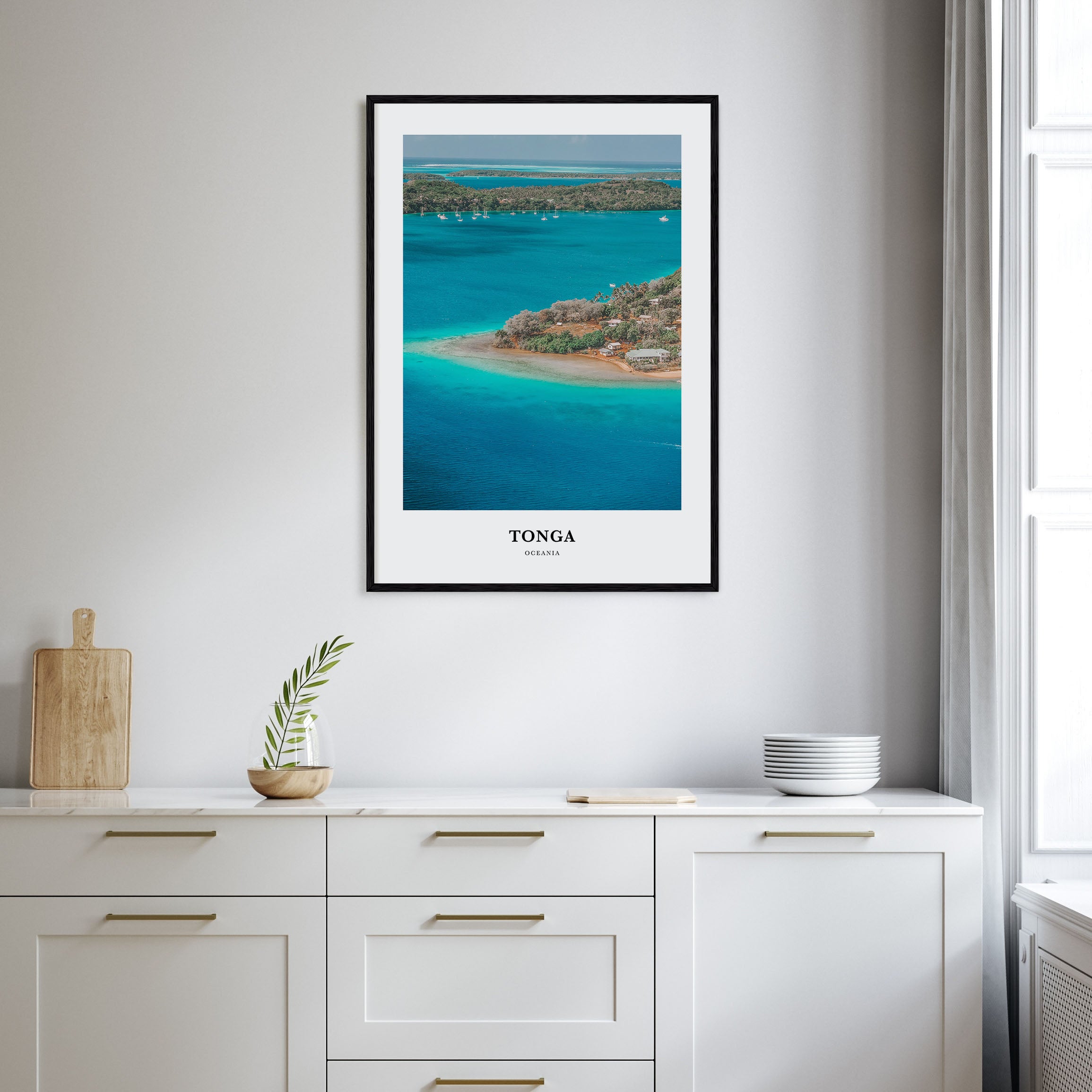 Tonga Portrait Color Poster