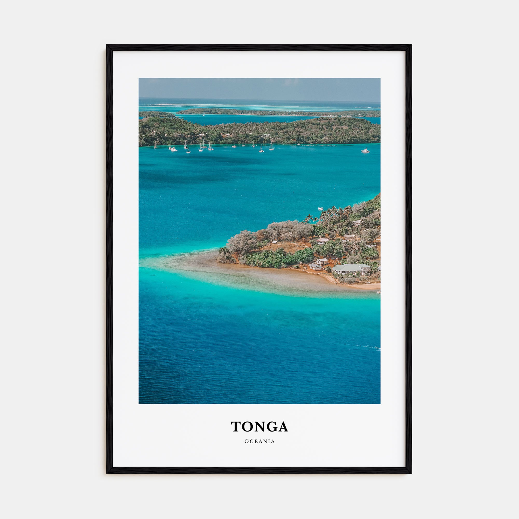 Tonga Portrait Color Poster