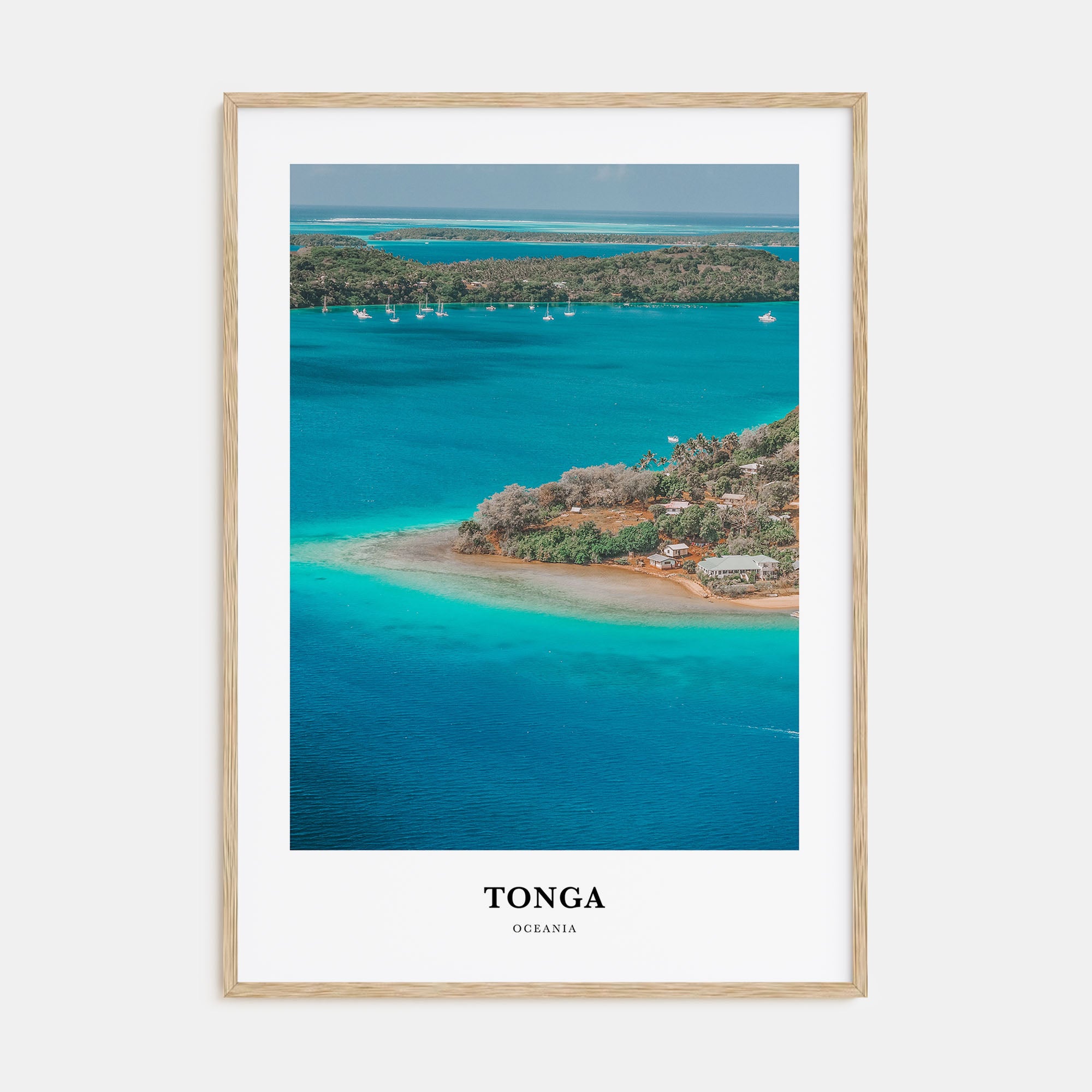 Tonga Portrait Color Poster
