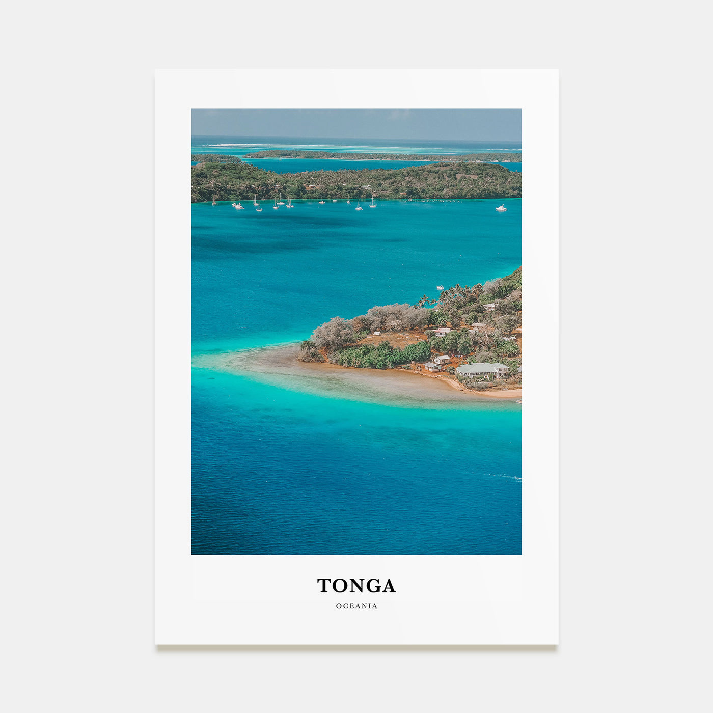 Tonga Portrait Color Poster