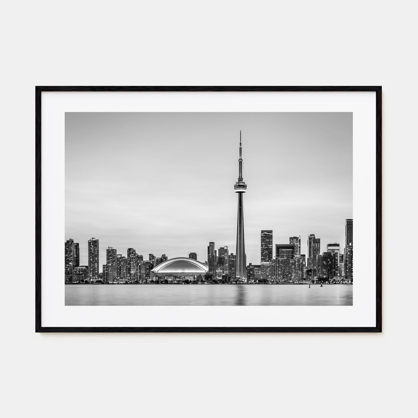 Toronto Landscape B&W Poster
