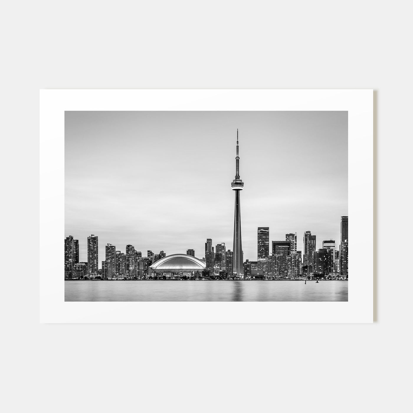 Toronto Landscape B&W Poster