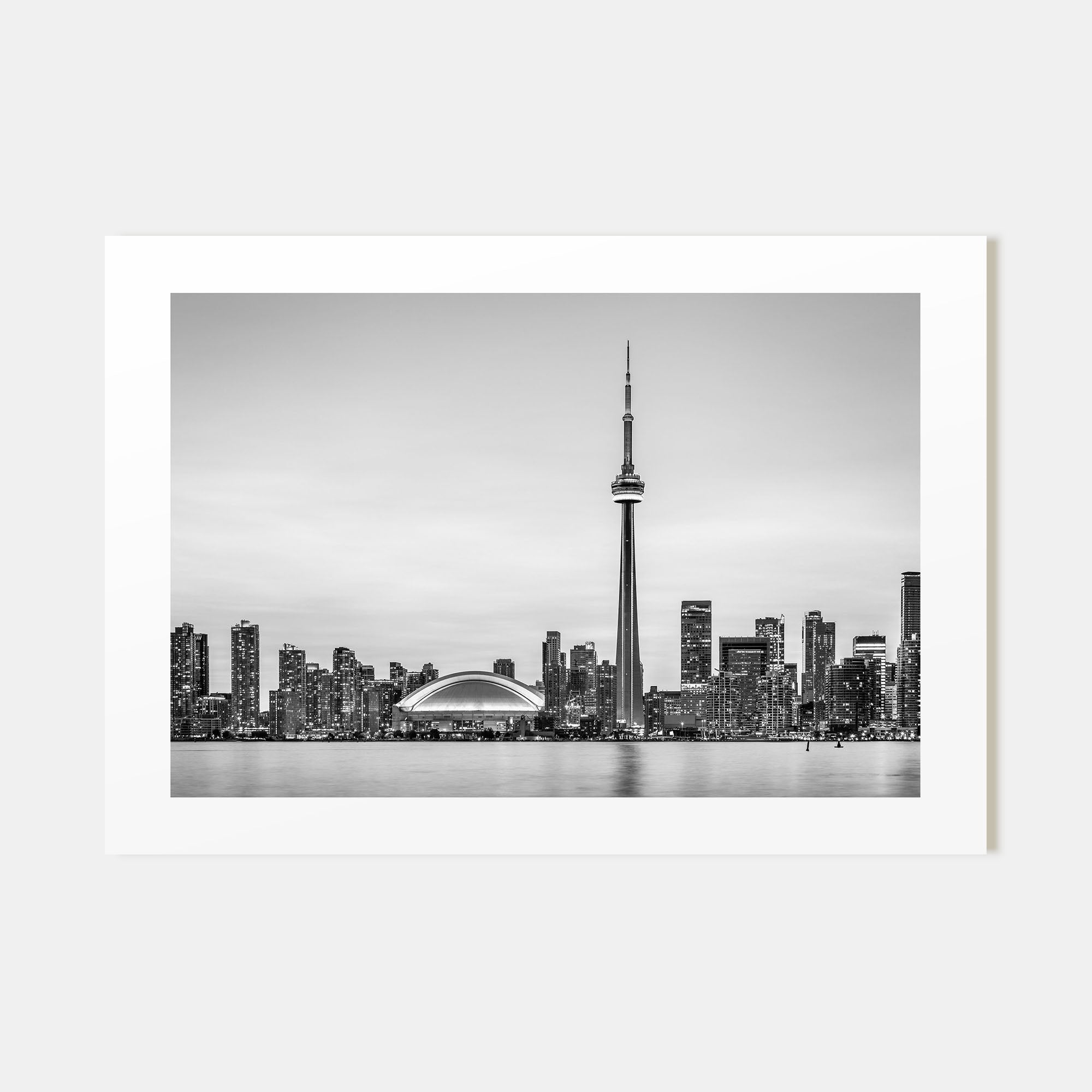 Toronto Landscape B&W Poster