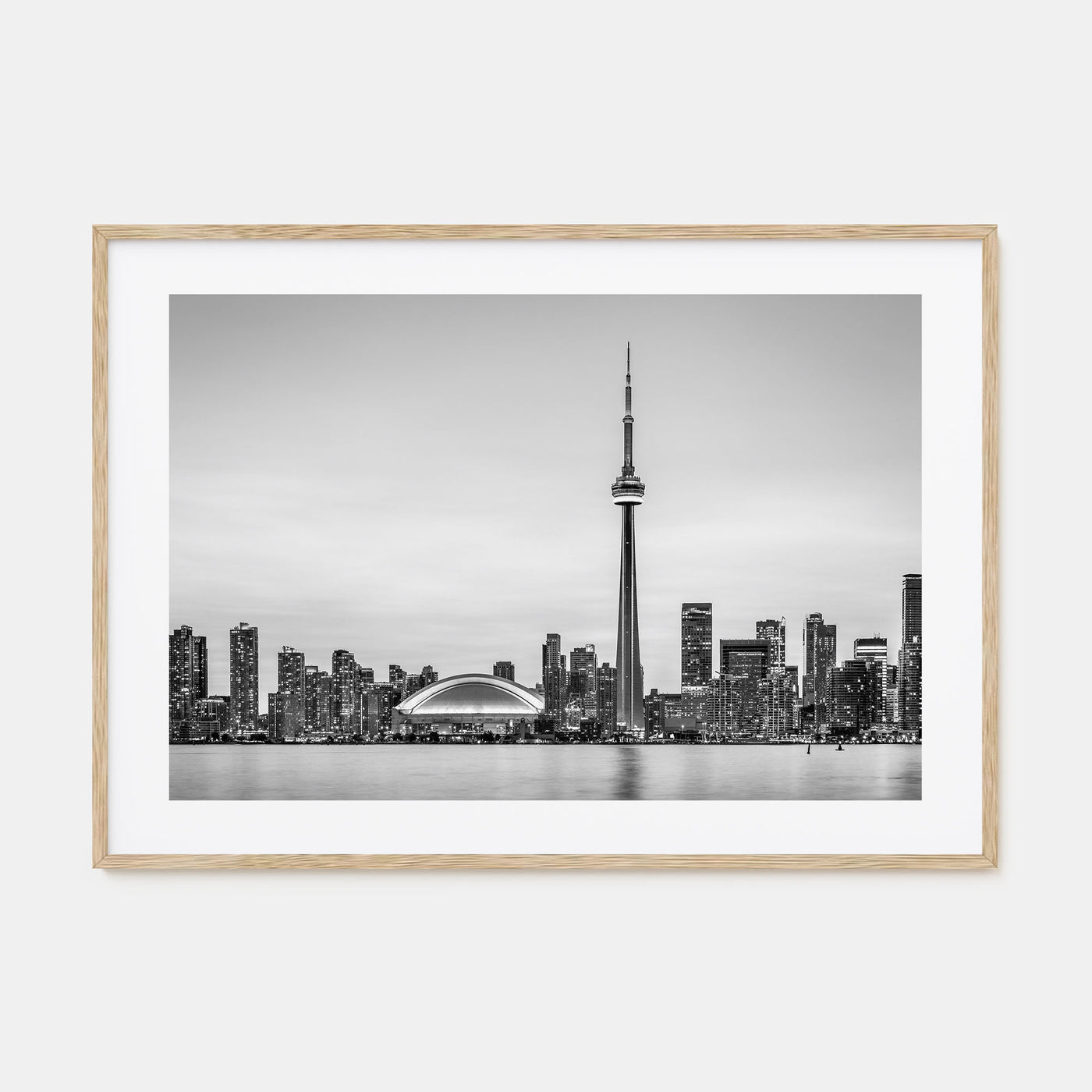 Toronto Landscape B&W Poster