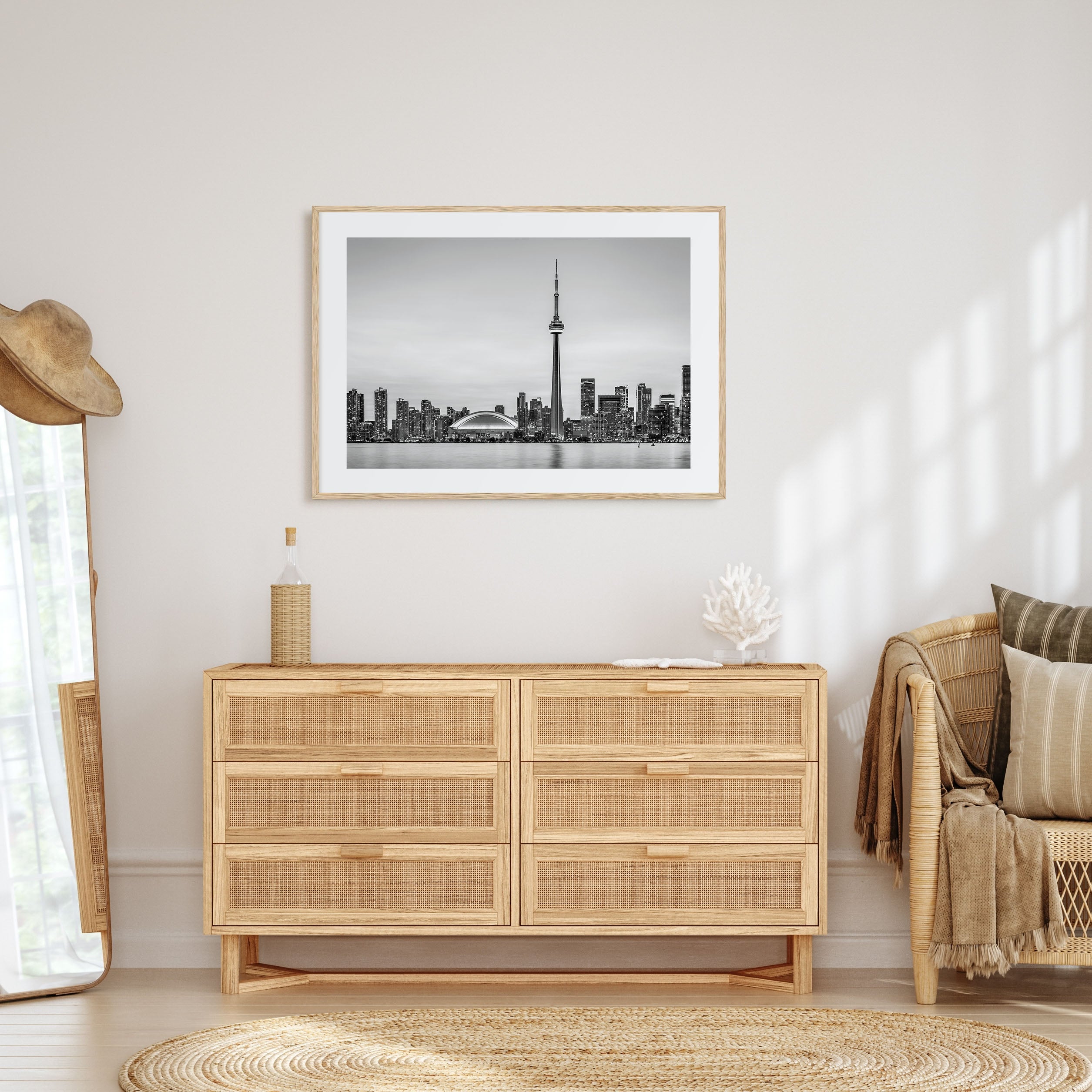 Toronto Landscape B&W Poster