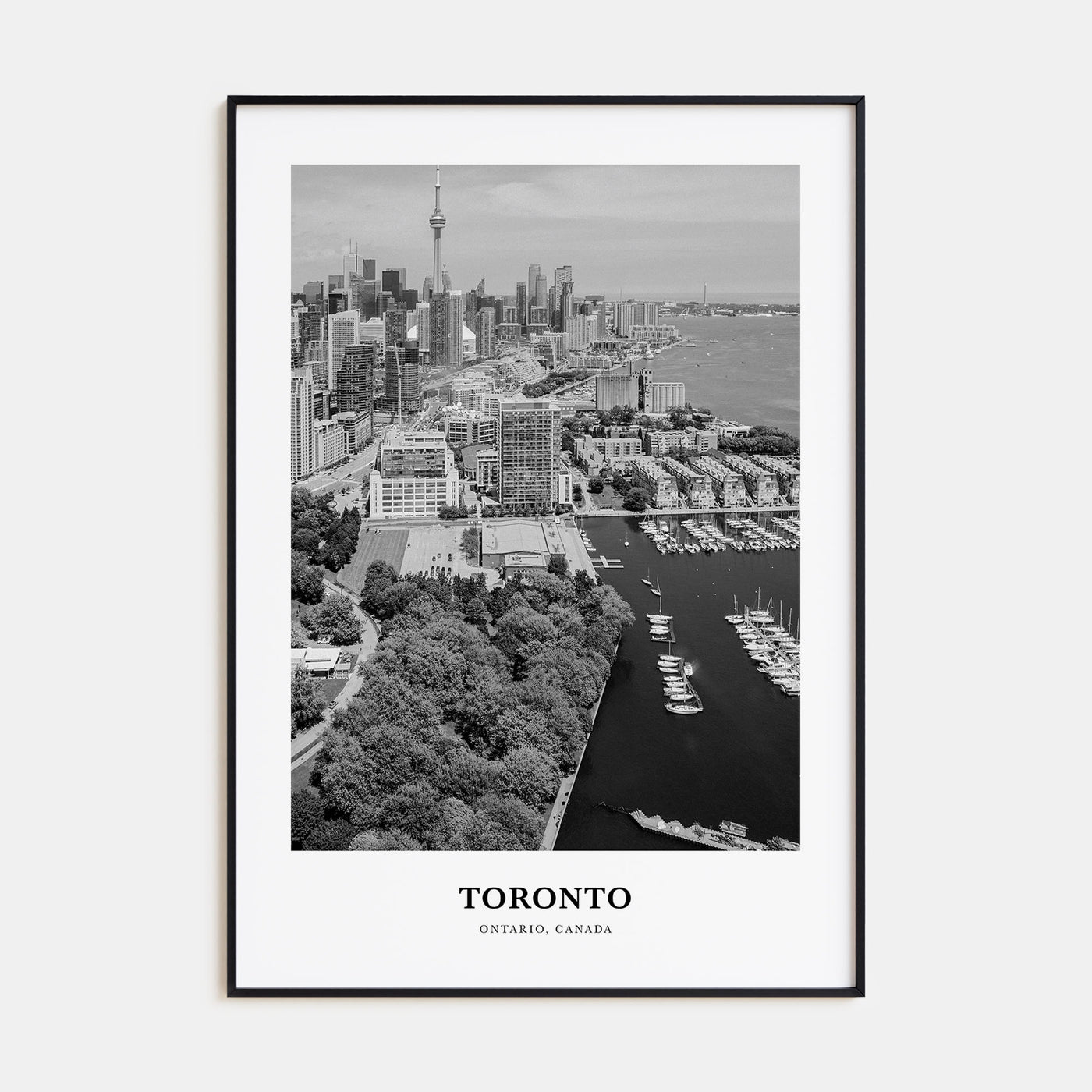 Toronto Portrait B&W No 2 Poster