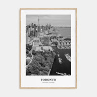 Toronto Portrait B&W No 2 Poster