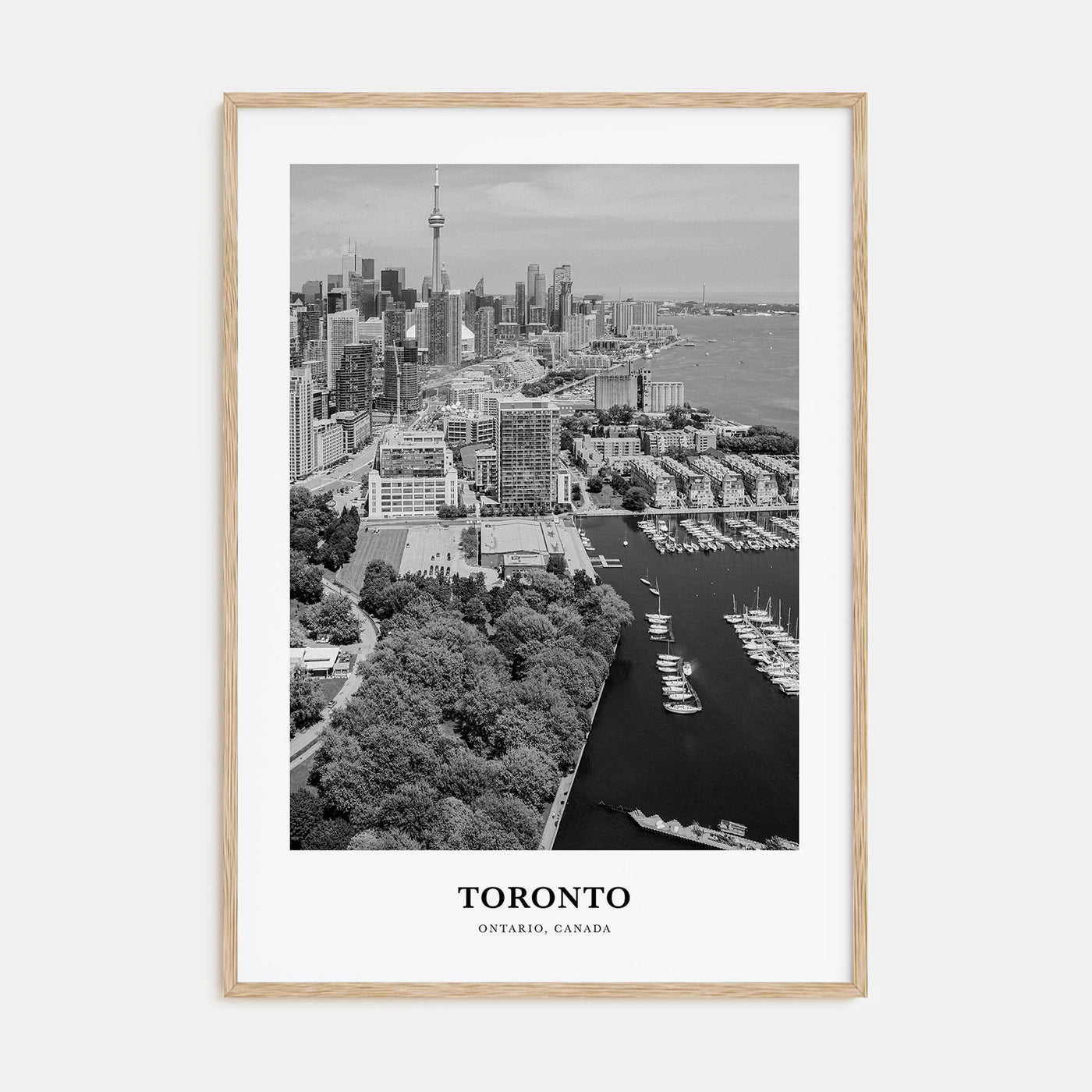 Toronto Portrait B&W No 2 Poster