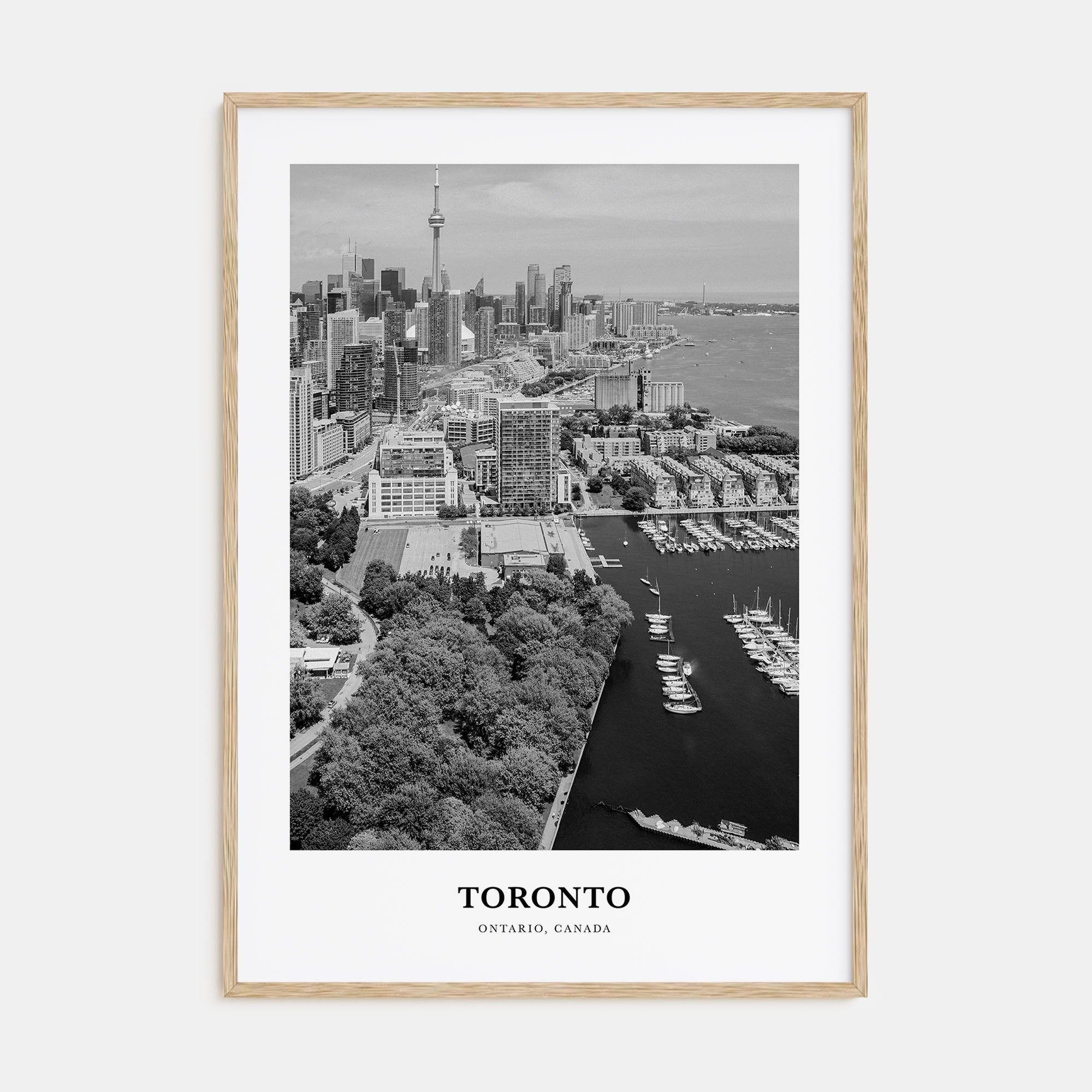 Toronto Portrait B&W No 2 Poster