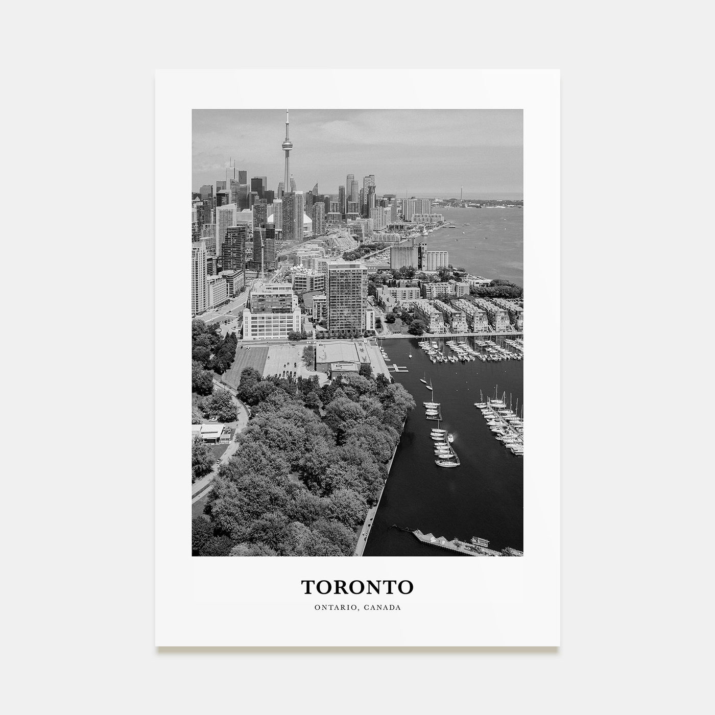 Toronto Portrait B&W No 2 Poster
