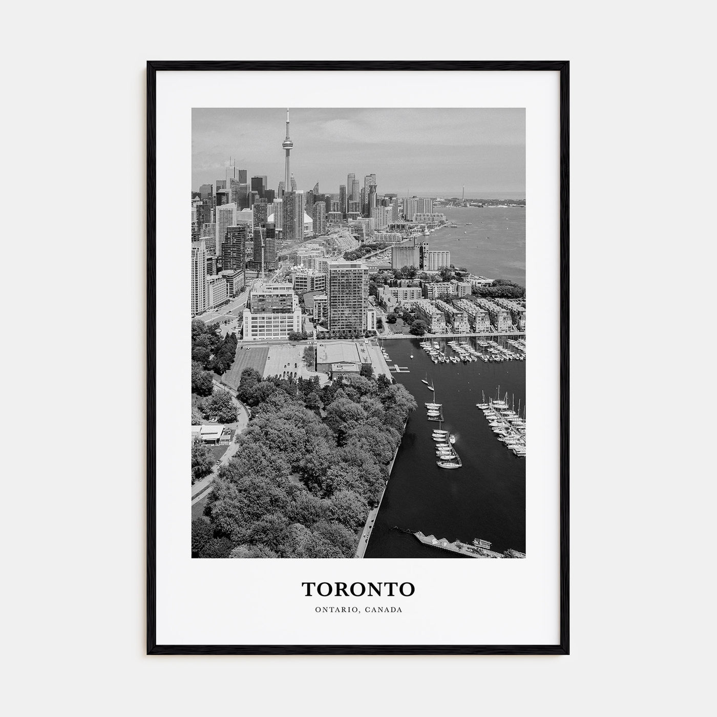 Toronto Portrait B&W No 2 Poster