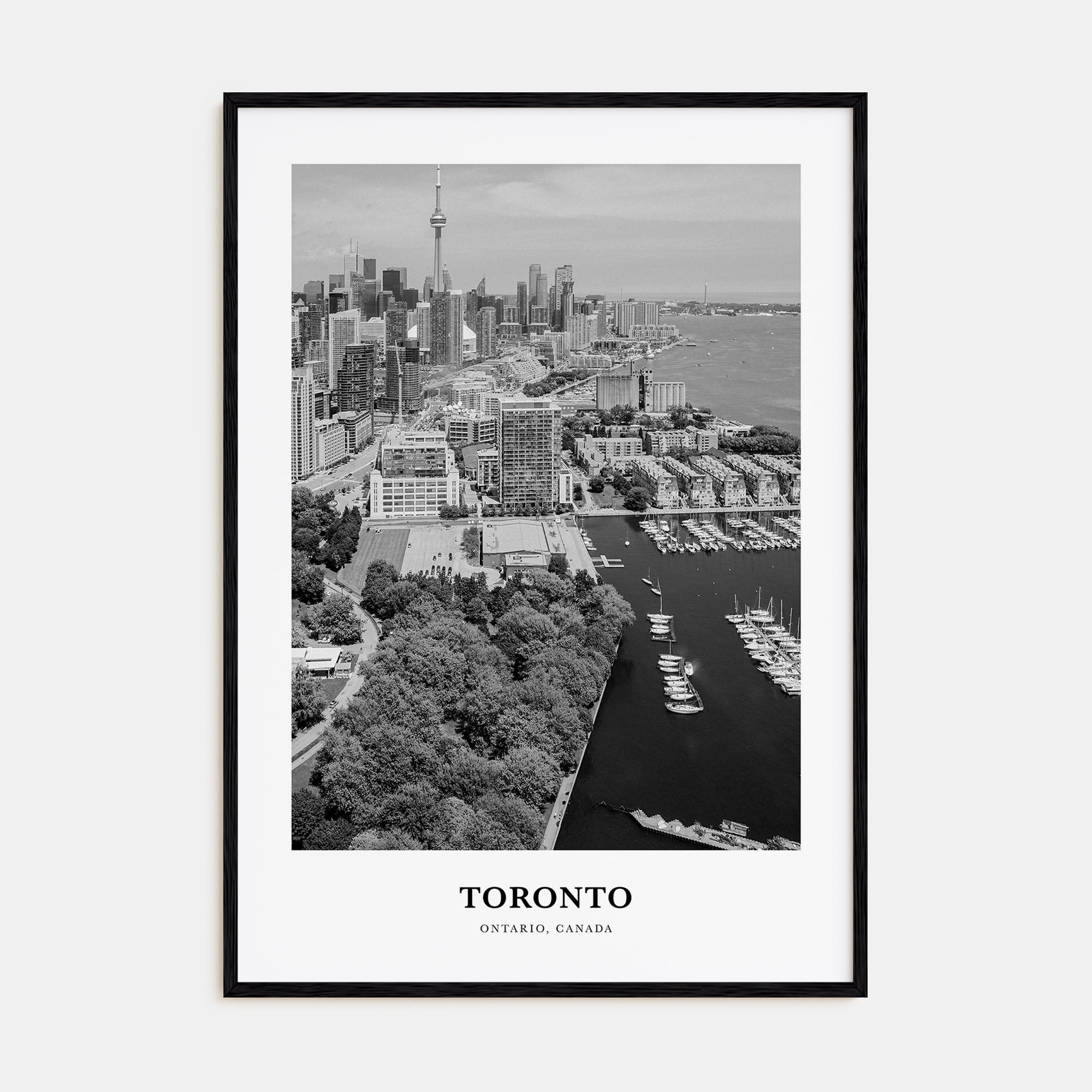 Toronto Portrait B&W No 2 Poster