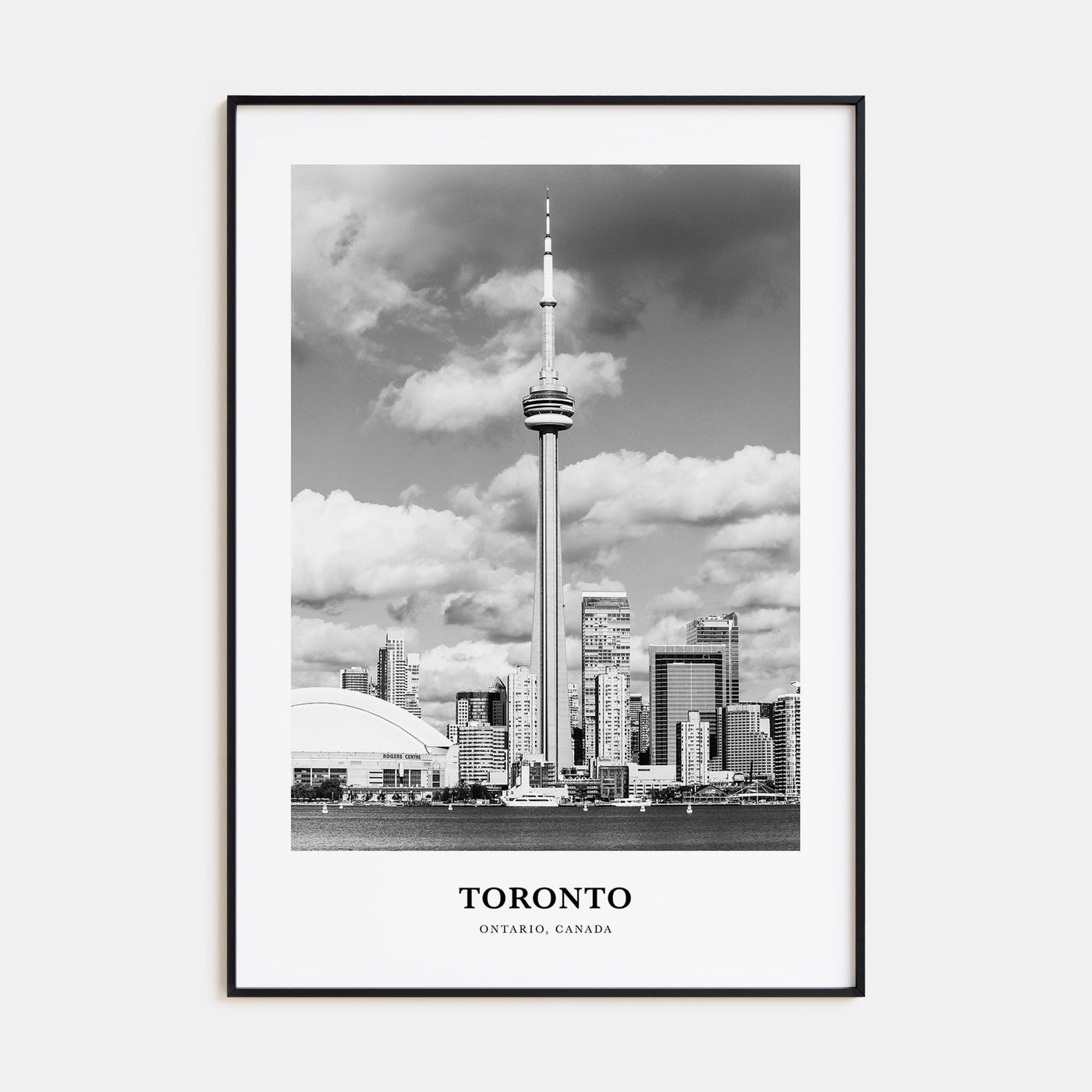 Toronto Portrait B&W No 3 Poster