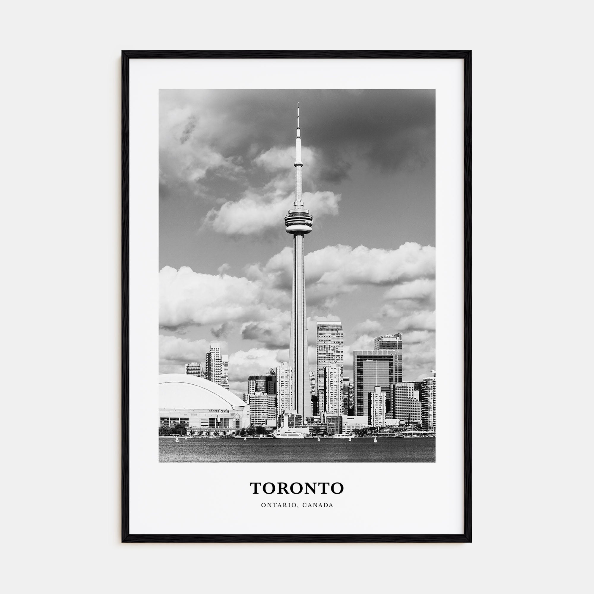 Toronto Portrait B&W No 3 Poster