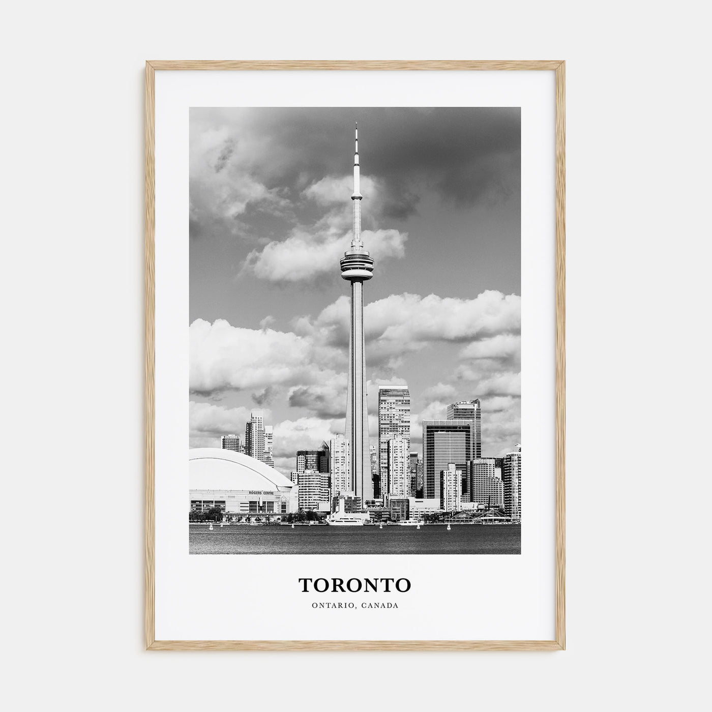 Toronto Portrait B&W No 3 Poster