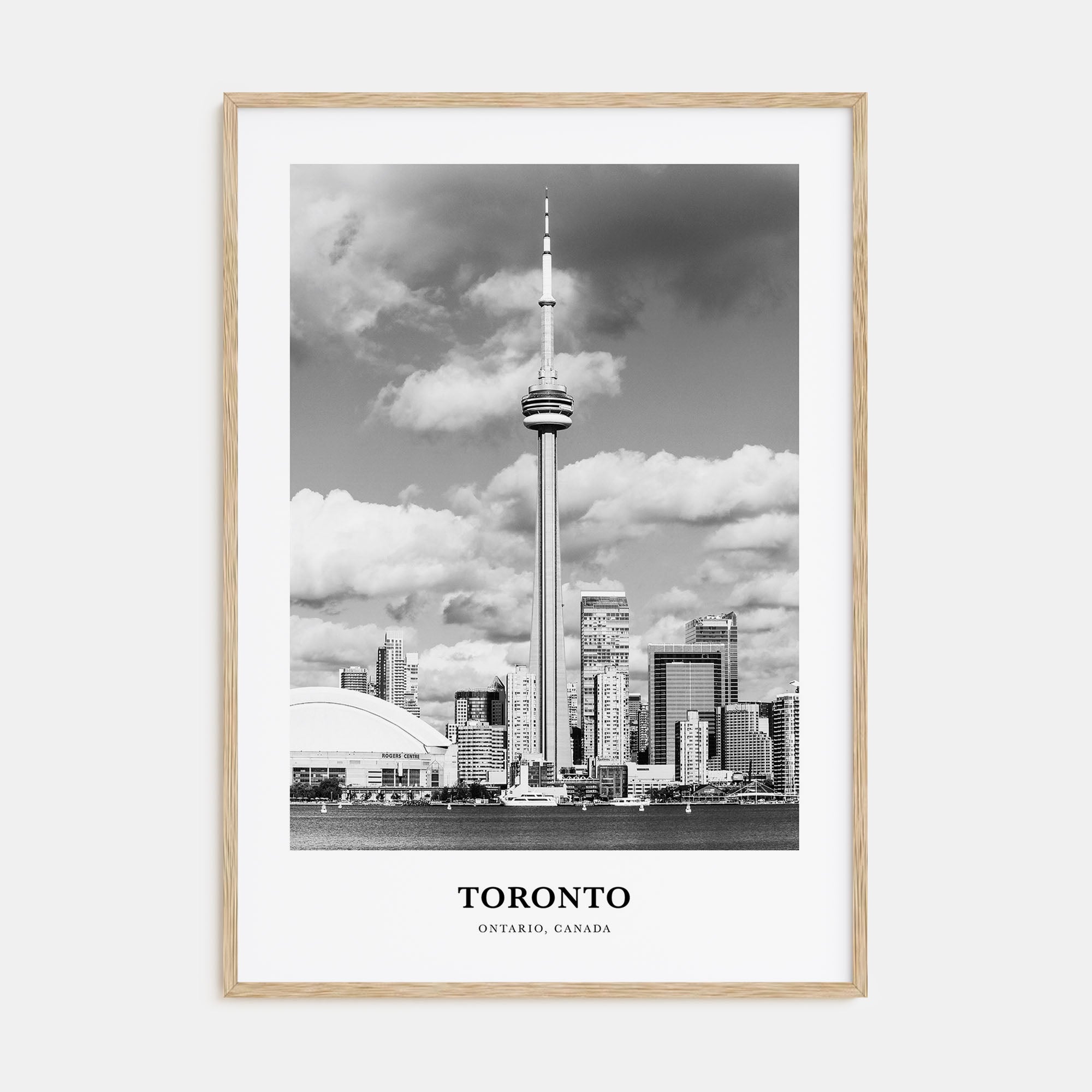 Toronto Portrait B&W No 3 Poster