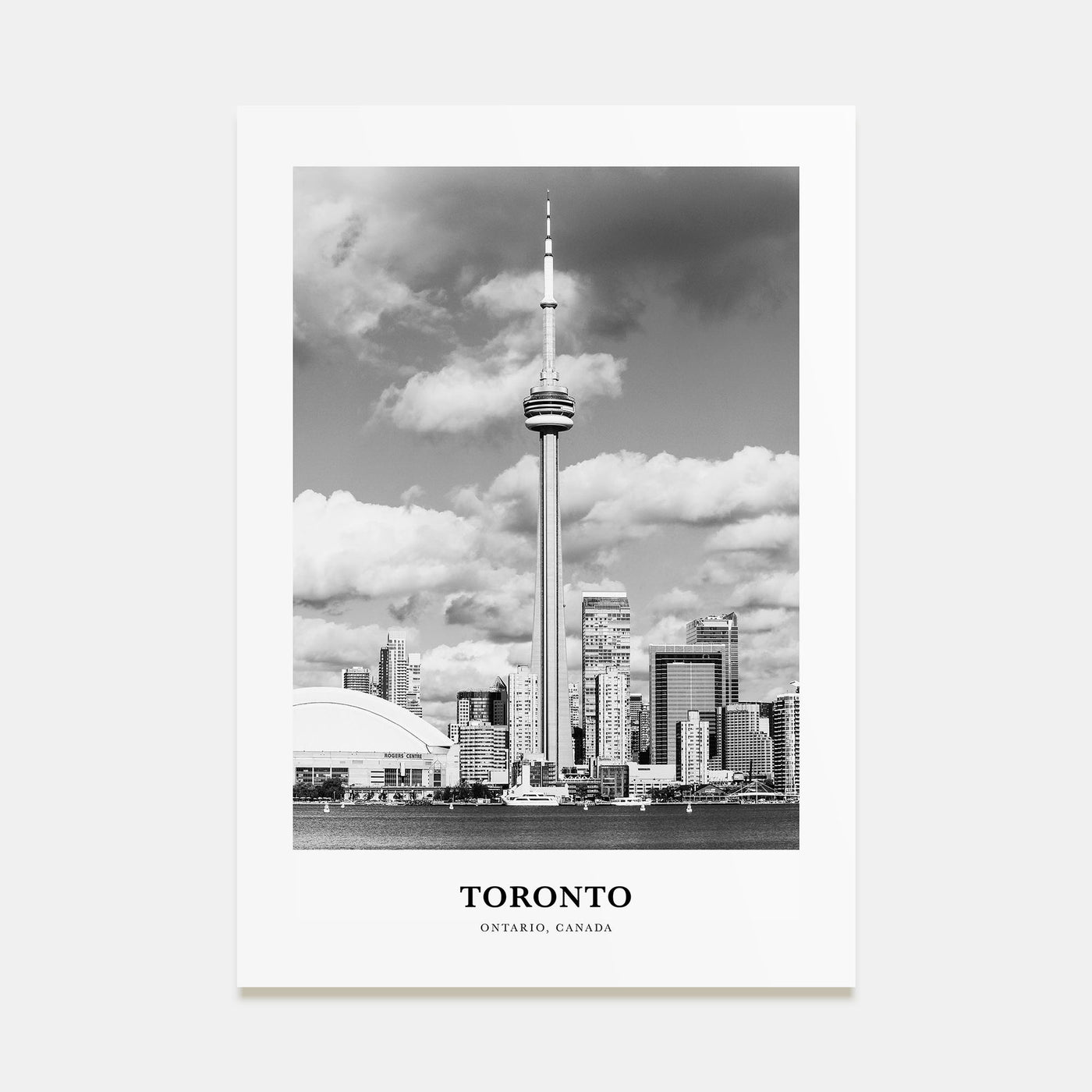 Toronto Portrait B&W No 3 Poster