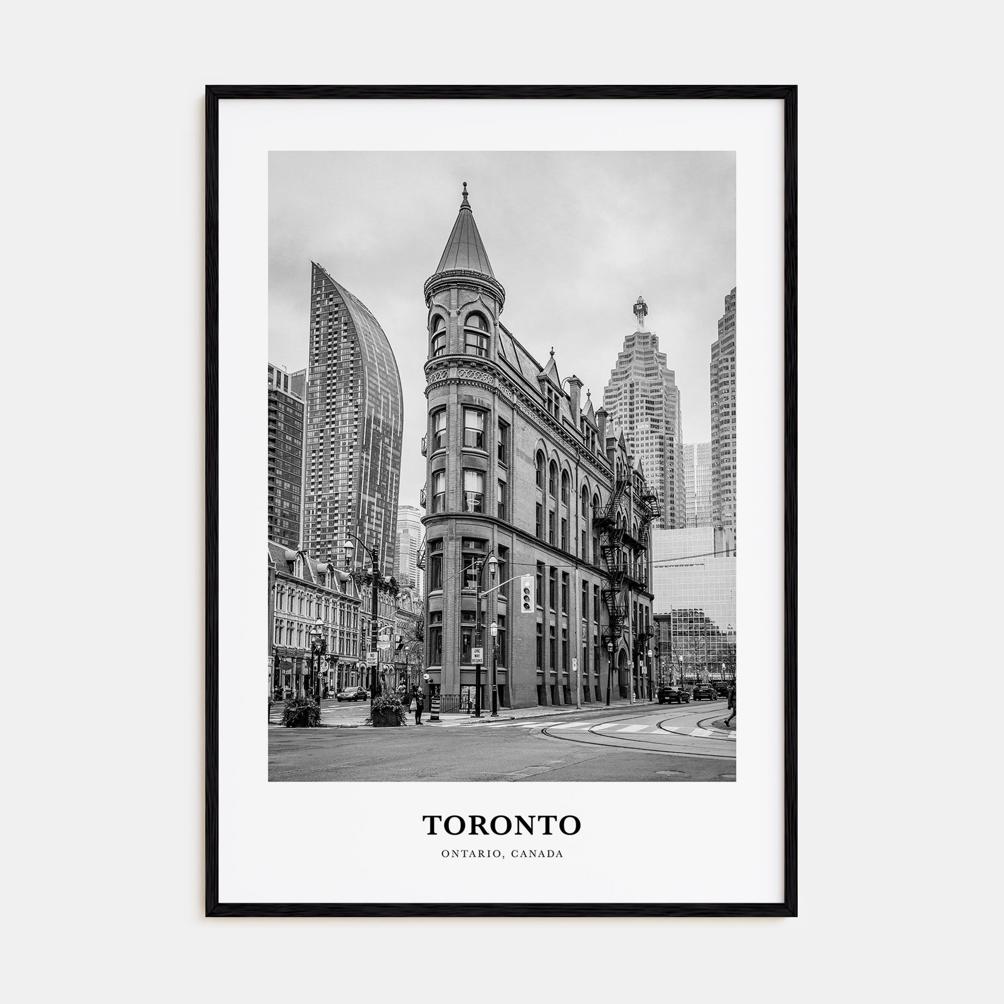 Toronto Portrait B&W No 4 Poster