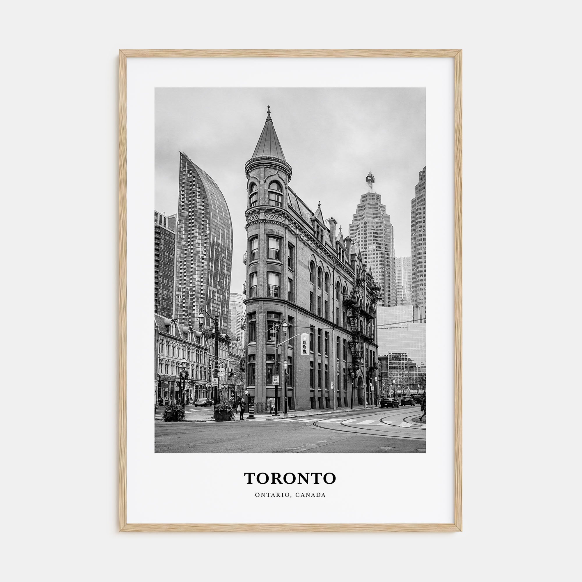 Toronto Portrait B&W No 4 Poster