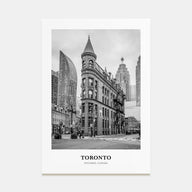 Toronto Portrait B&W No 4 Poster