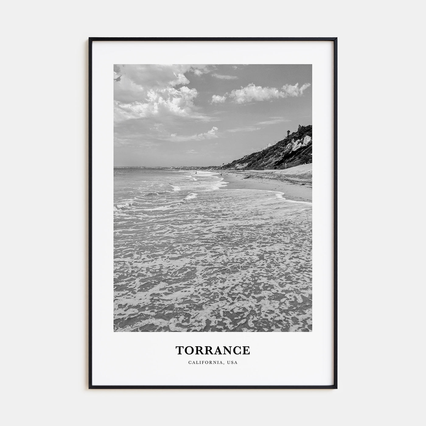 Torrance Portrait B&W Poster