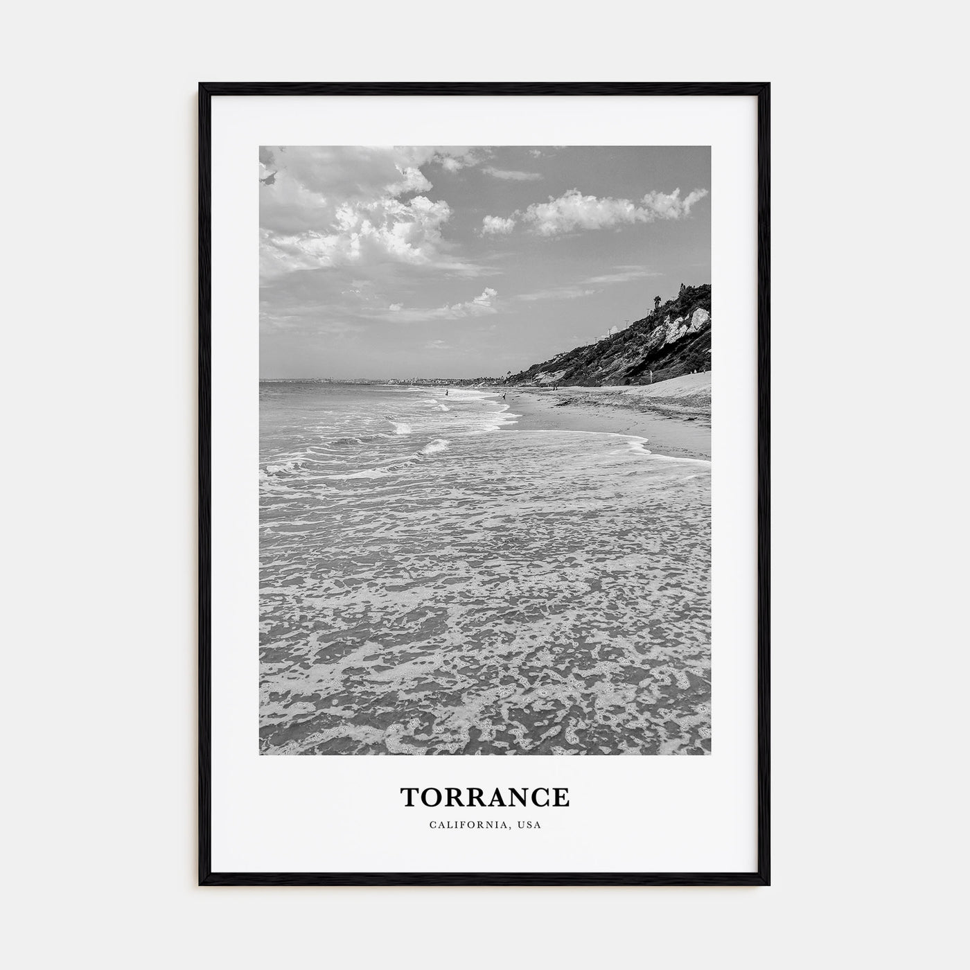 Torrance Portrait B&W Poster