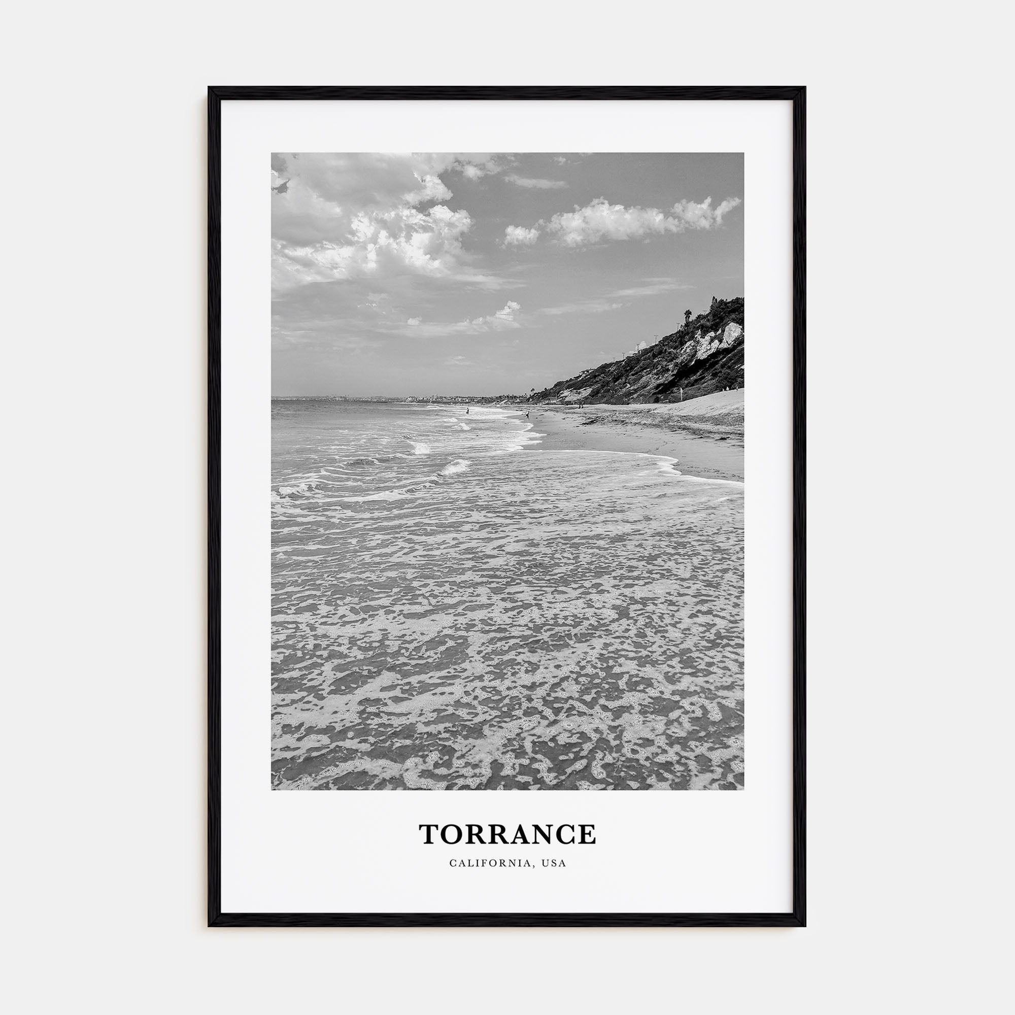 Torrance Portrait B&W Poster