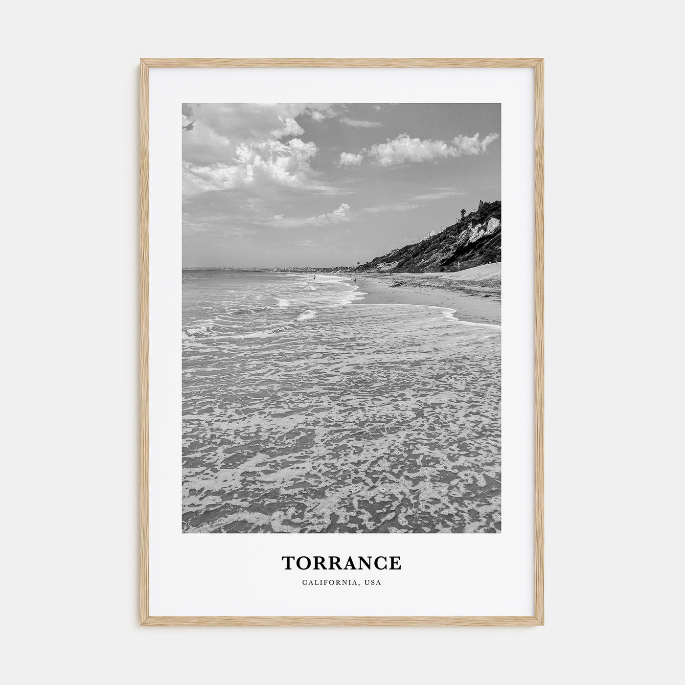 Torrance Portrait B&W Poster