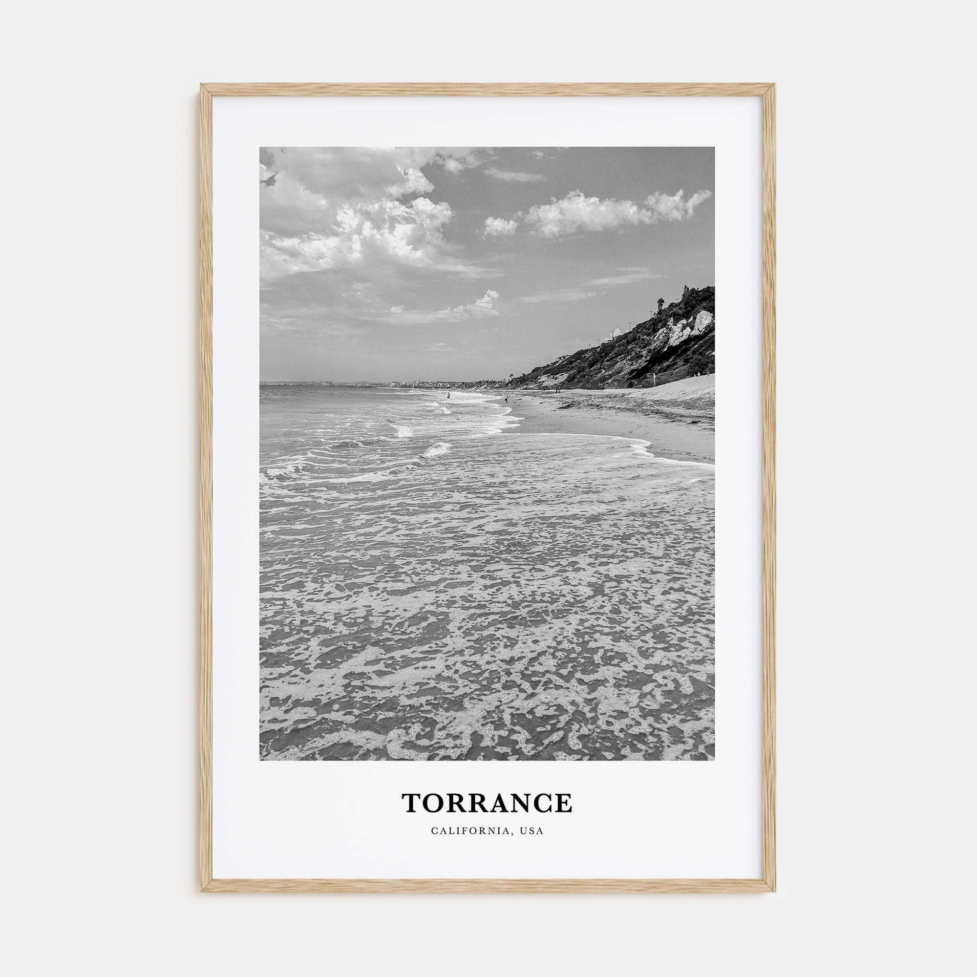 Torrance Portrait B&W Poster