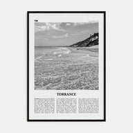 Torrance Travel B&W Poster