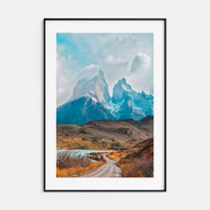 Torres del Paine Photo Color Poster