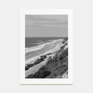 Torrey Pines Photo B&W Poster