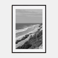 Torrey Pines Photo B&W Poster